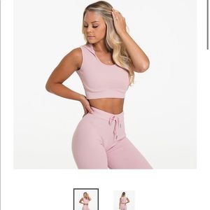 NVGTN Pink Lazy Lounge top